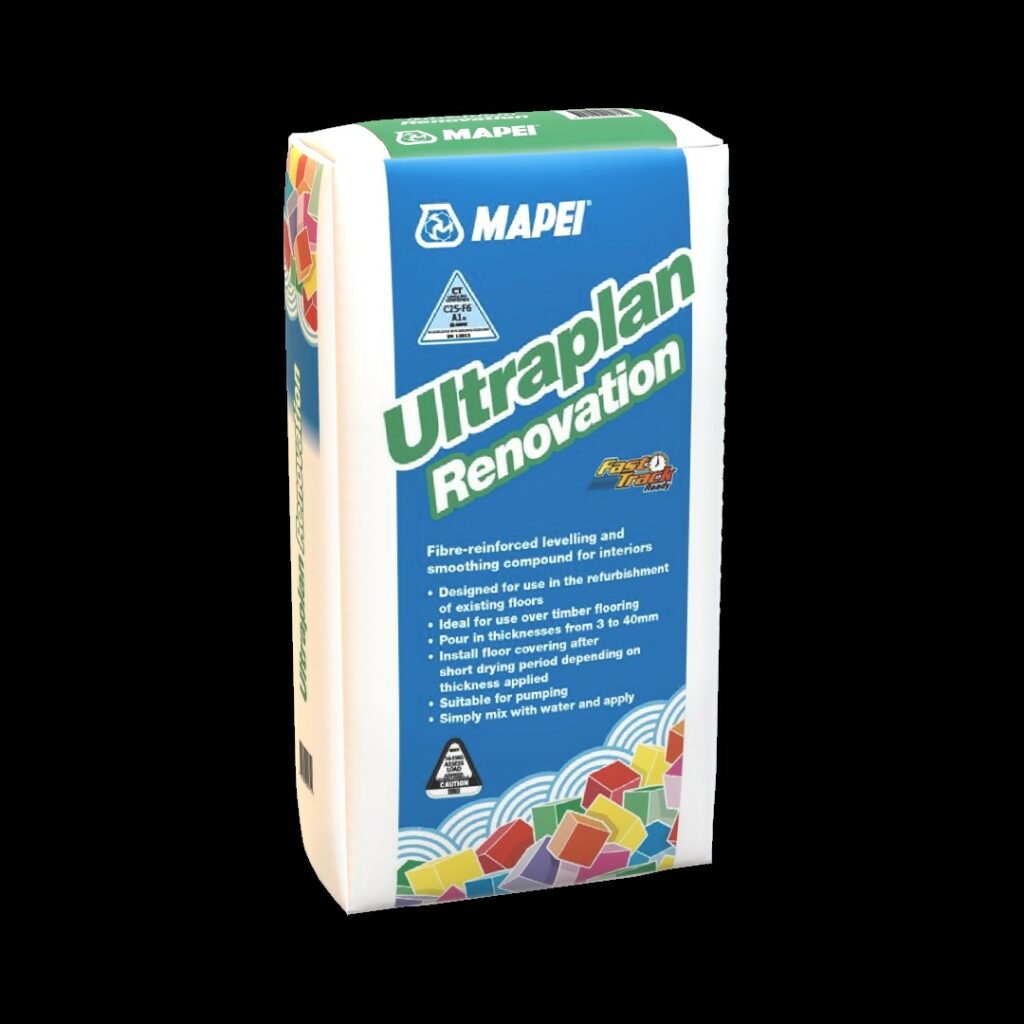 Mapei Ultraplan Renovation Fibre Reinforced Self Leveller