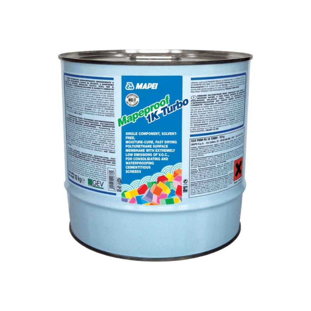Mapei Mapeproof 1k turbo Moisture Barrier